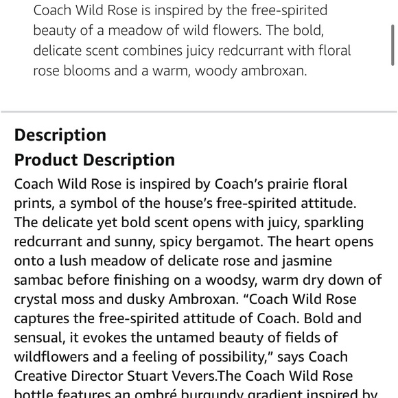 Coach Wild Rose Eau de Parfum Spray - Picture 4 of 16